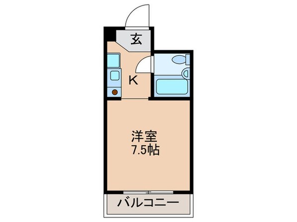 パレスフォー塚本の物件間取画像